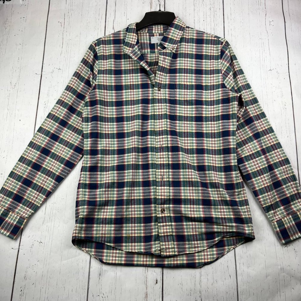 Jack Spade Warren Street New York Medium Plaid Long Sleeve Button Down Shirt Men